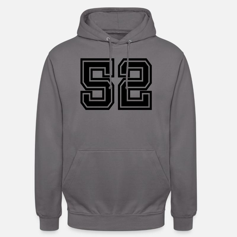 52 - Unisex Hoodie - Mittelgrau