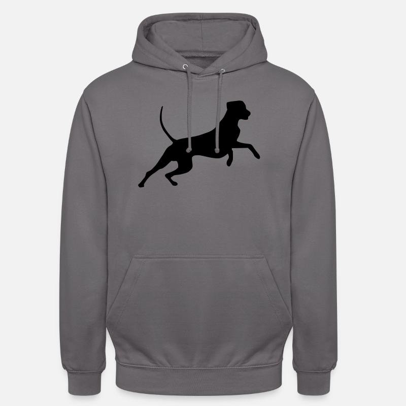 rhodesian_ridgeback_cb - Sweat-shirt à capuche unisexe - gris éléphant