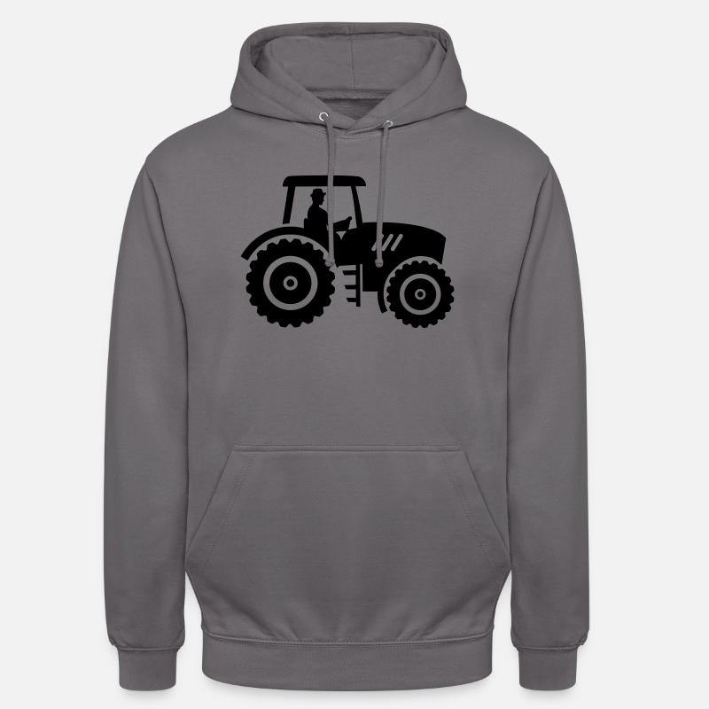Traktor - Unisex Hoodie - Mittelgrau