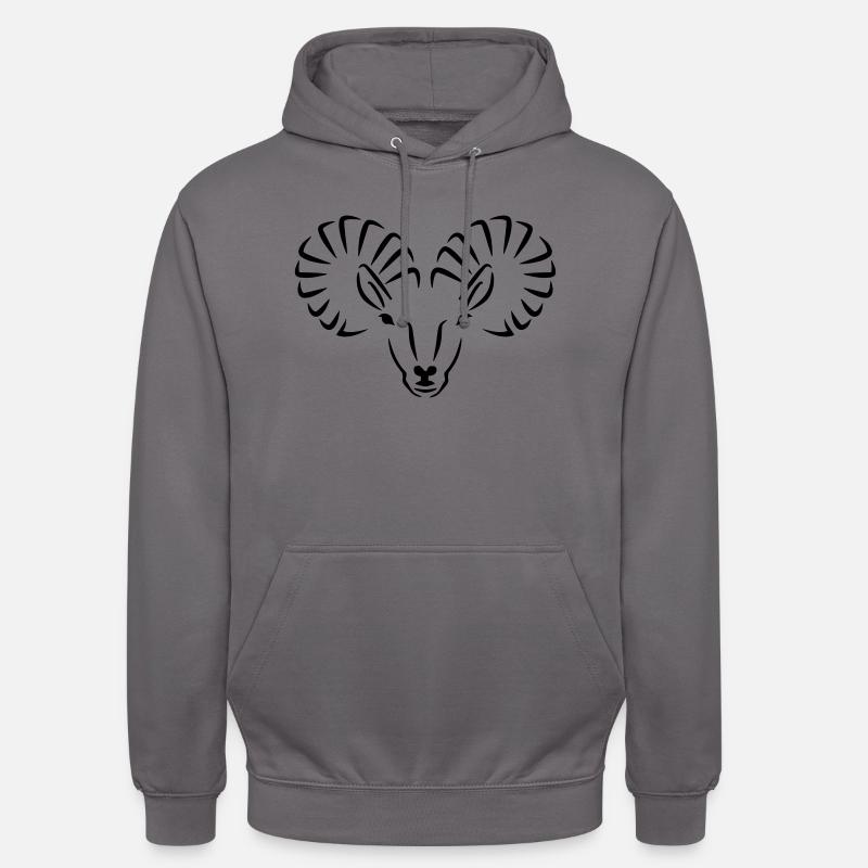 Steinbock - Unisex Hoodie - Mittelgrau