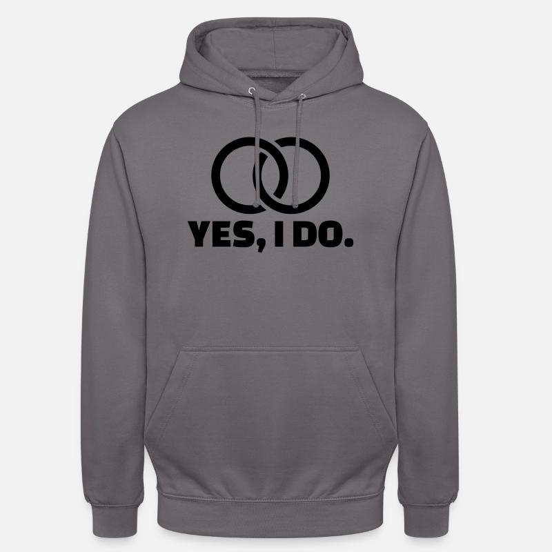 Heiratsantrag - Unisex Hoodie - Mittelgrau