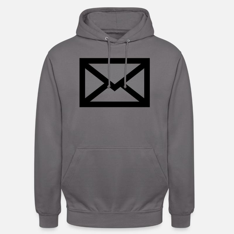 Mail envelope - Unisex Hoodie - elephant grey