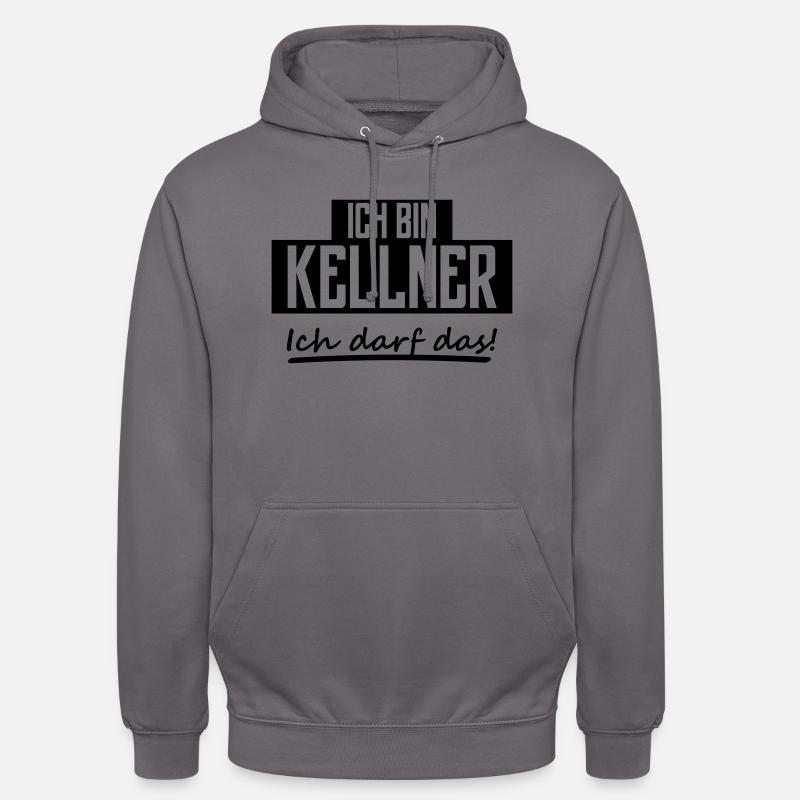 ich bin kellner - Unisex Hoodie - Mittelgrau