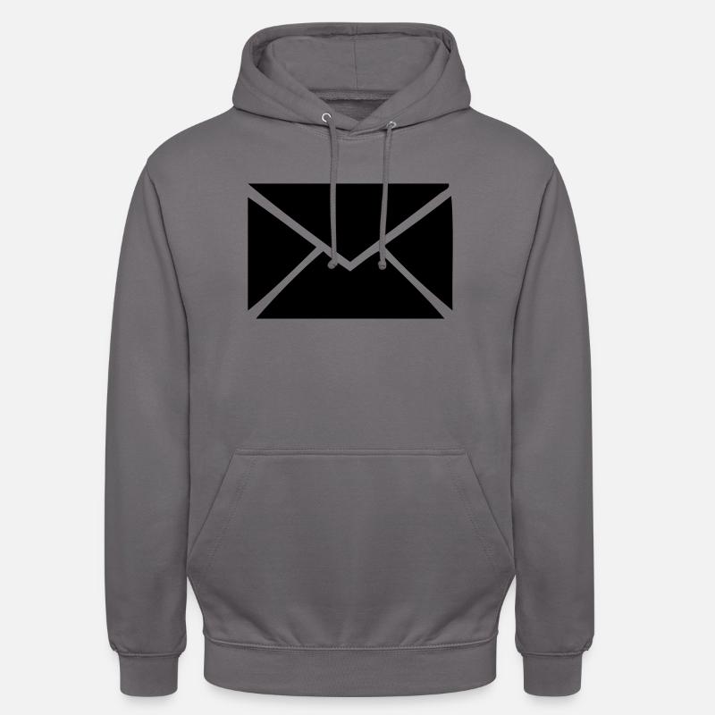 Brief - Post - Unisex Hoodie - Mittelgrau
