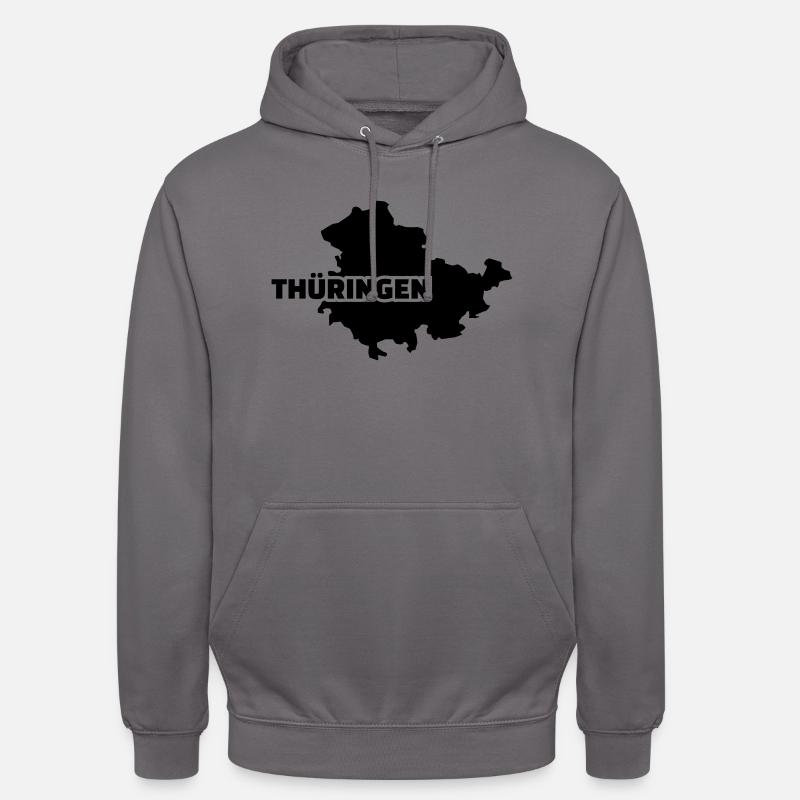 Thüringen - Unisex Hoodie - Mittelgrau