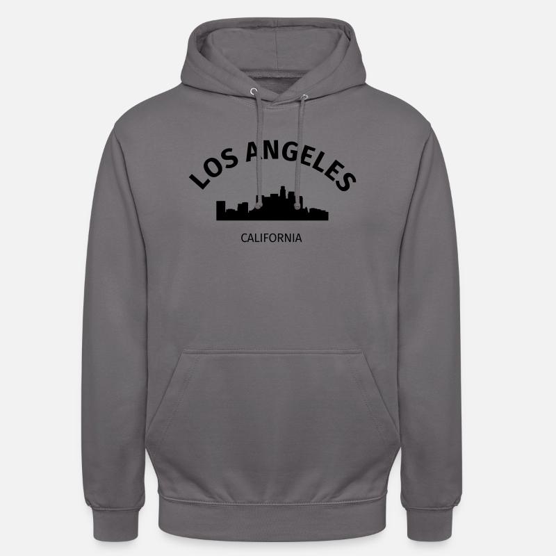 Los Angeles - Luvtröja unisex - mellangrå