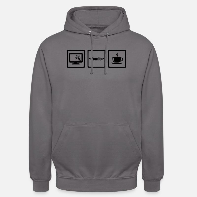 Programmer - Unisex Hoodie - elephant grey
