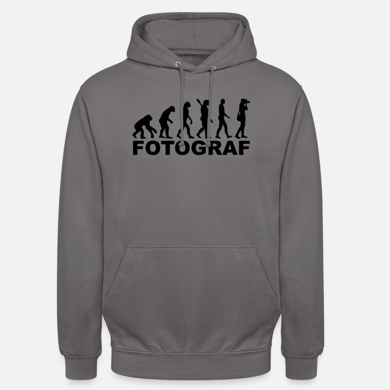 Fotograf - Unisex Hoodie - Mittelgrau