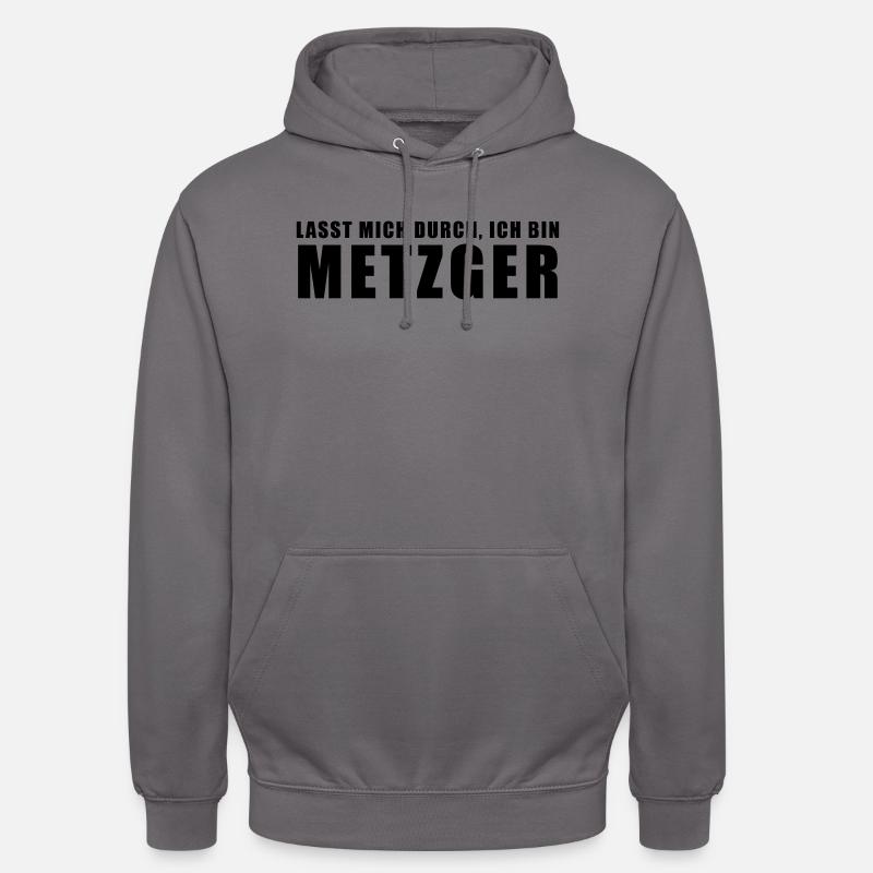 metzger - Unisex Hoodie - Mittelgrau