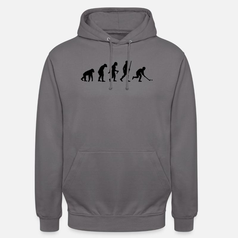 Feldhockey Evolution - Sweat-shirt à capuche unisexe - gris éléphant