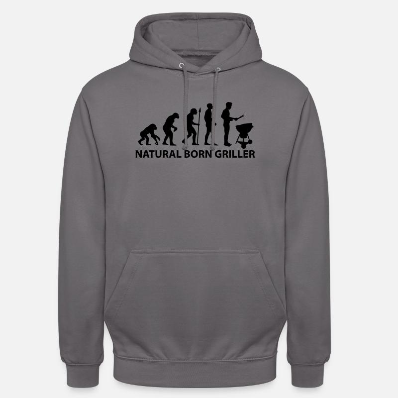 Grill Evolution - Unisex Hoodie - Mittelgrau