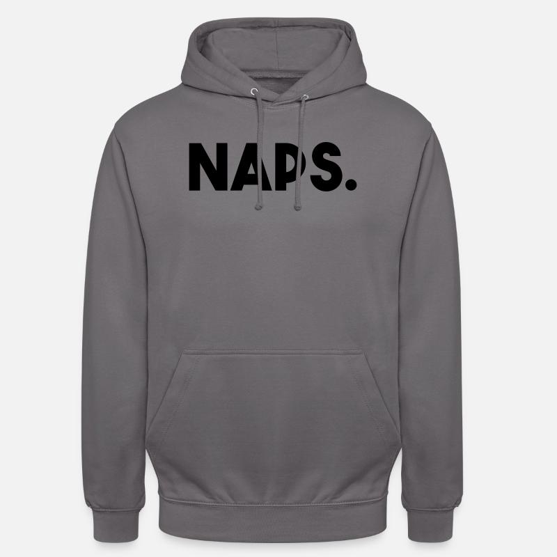 Naps - Sweat-shirt à capuche unisexe - gris éléphant