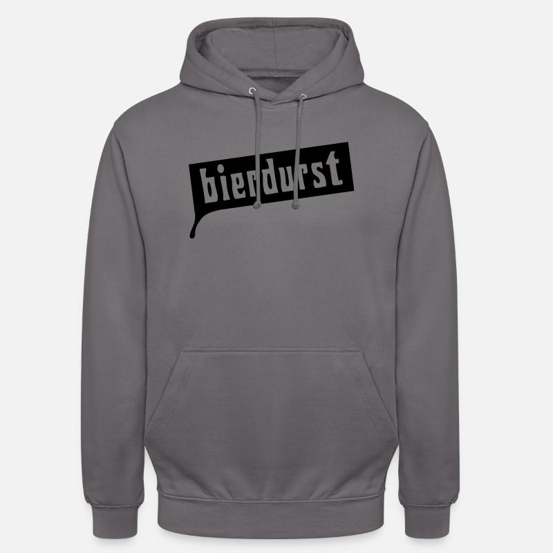 Durst auf Bier - Unisex Hoodie - Mittelgrau