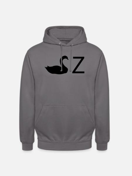 schwanz - Unisex Hoodie - Mittelgrau