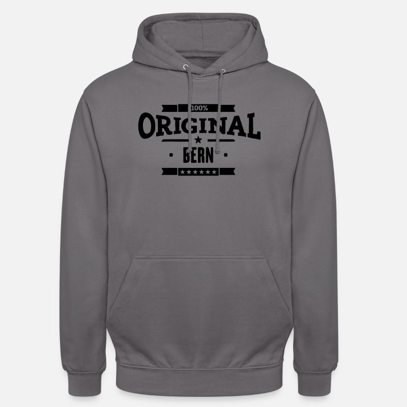 Original Bern - Unisex Hoodie - Mittelgrau