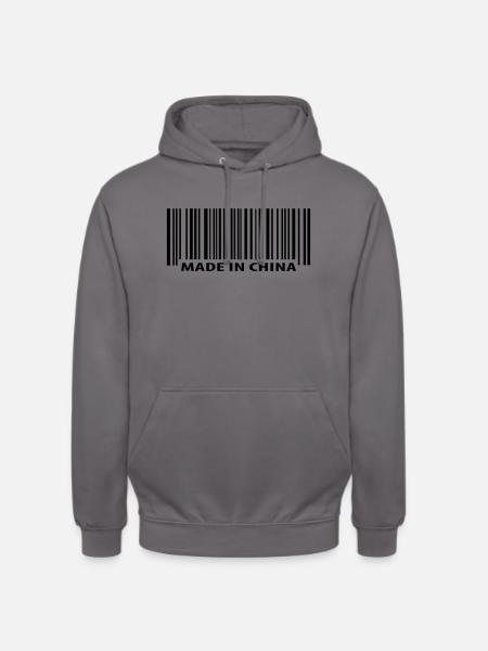 Made in China - Unisex Hoodie - Mittelgrau
