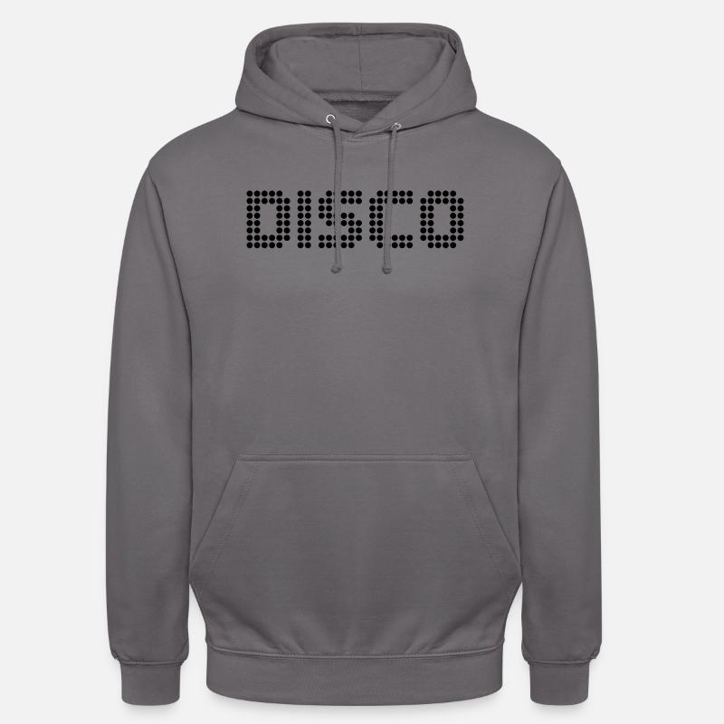Disco - Sweat-shirt à capuche unisexe - gris éléphant