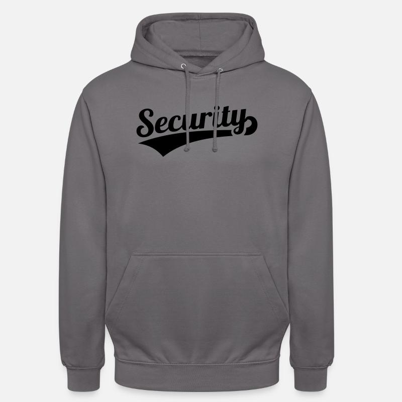 Security - Sweat-shirt à capuche unisexe - gris éléphant