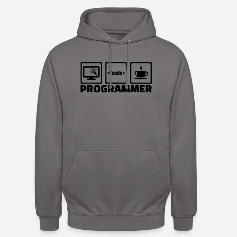 Programmierer - Unisex Hoodie - Mittelgrau