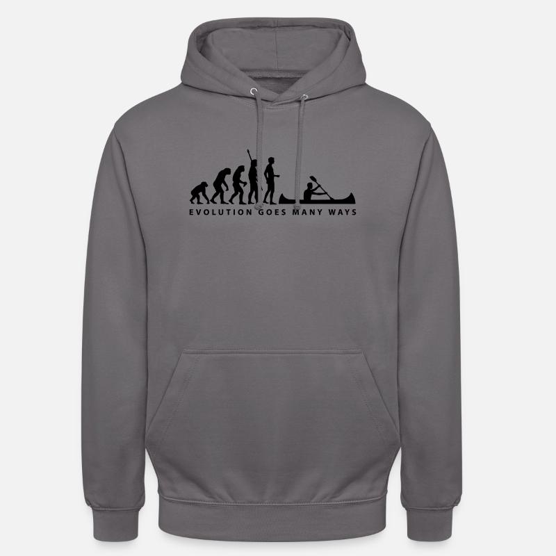 evolution_ruderer_b_1c - Sweat-shirt à capuche unisexe - gris éléphant
