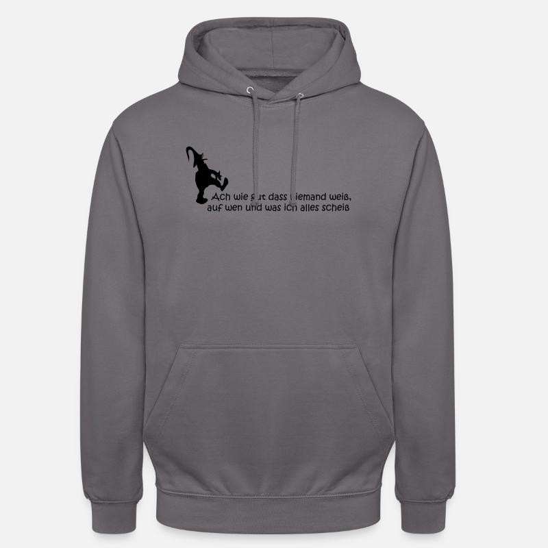 achwiegut - Unisex Hoodie - Mittelgrau