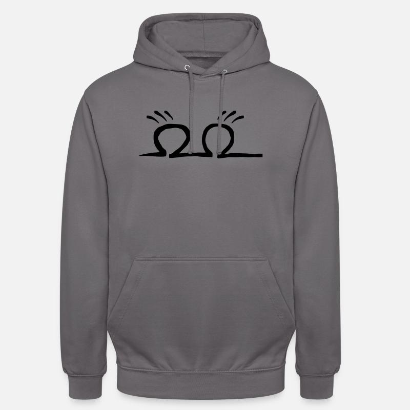 Köpfe - Unisex Hoodie - Mittelgrau