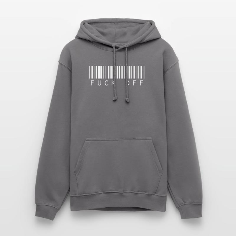 Barcode Strichcode Verzieh´ Dich Spruch Unisex Hoodie