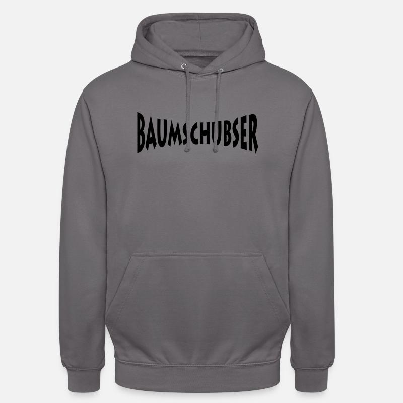 Baumschubser - Sweat-shirt à capuche unisexe - gris éléphant