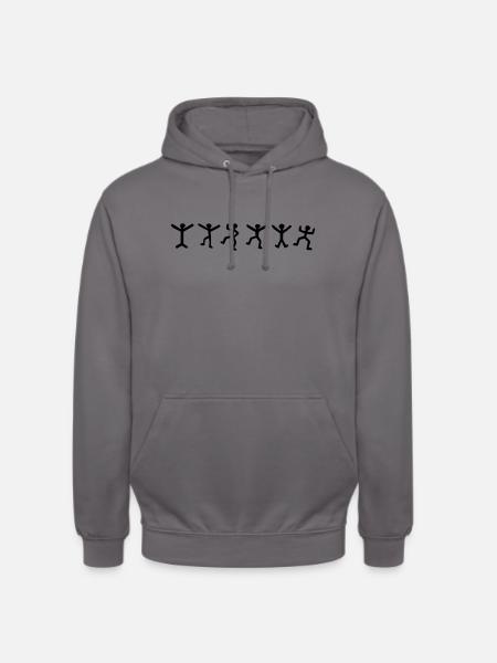 "Holmes" - Sweat-shirt à capuche unisexe - gris éléphant