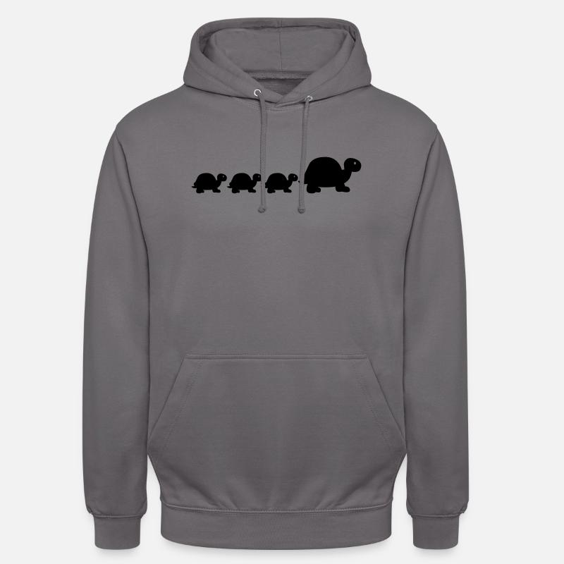 Turtle - Unisex Hoodie - elephant grey