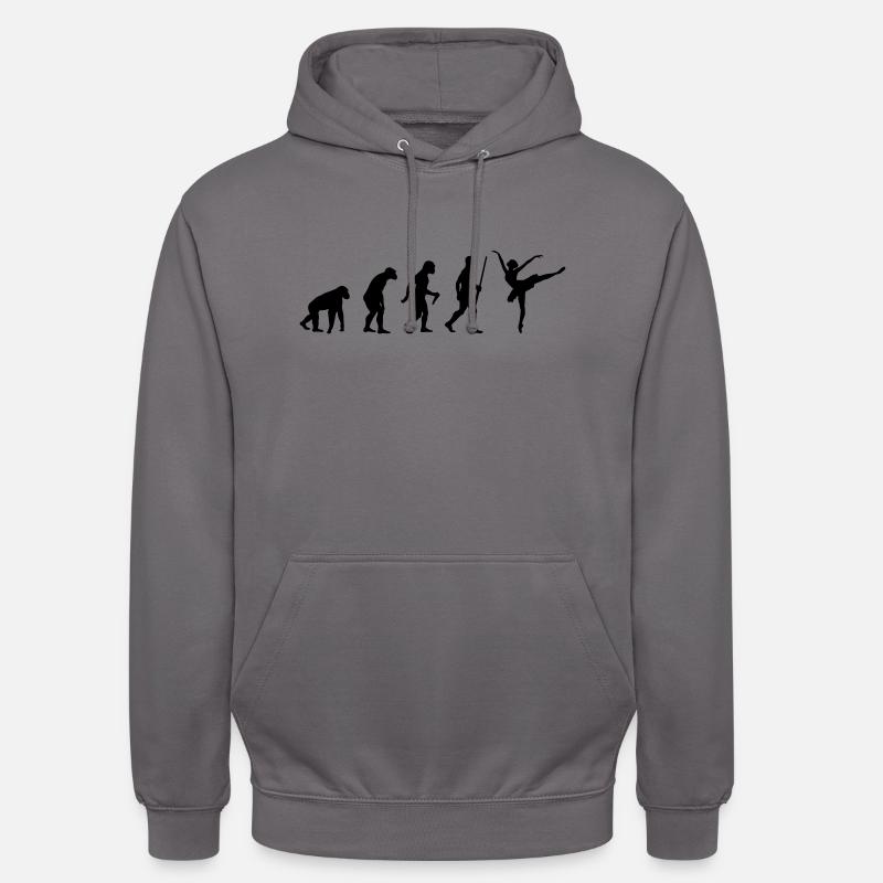 Ballett Evolution - Unisex Hoodie - Mittelgrau