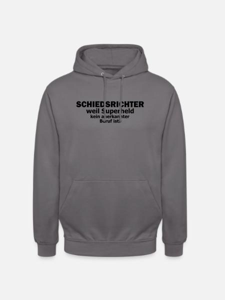 schiedsrichter - Unisex Hoodie - Mittelgrau