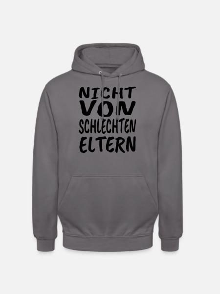 Nicht von schlechten Eltern - Unisex Hoodie - Mittelgrau