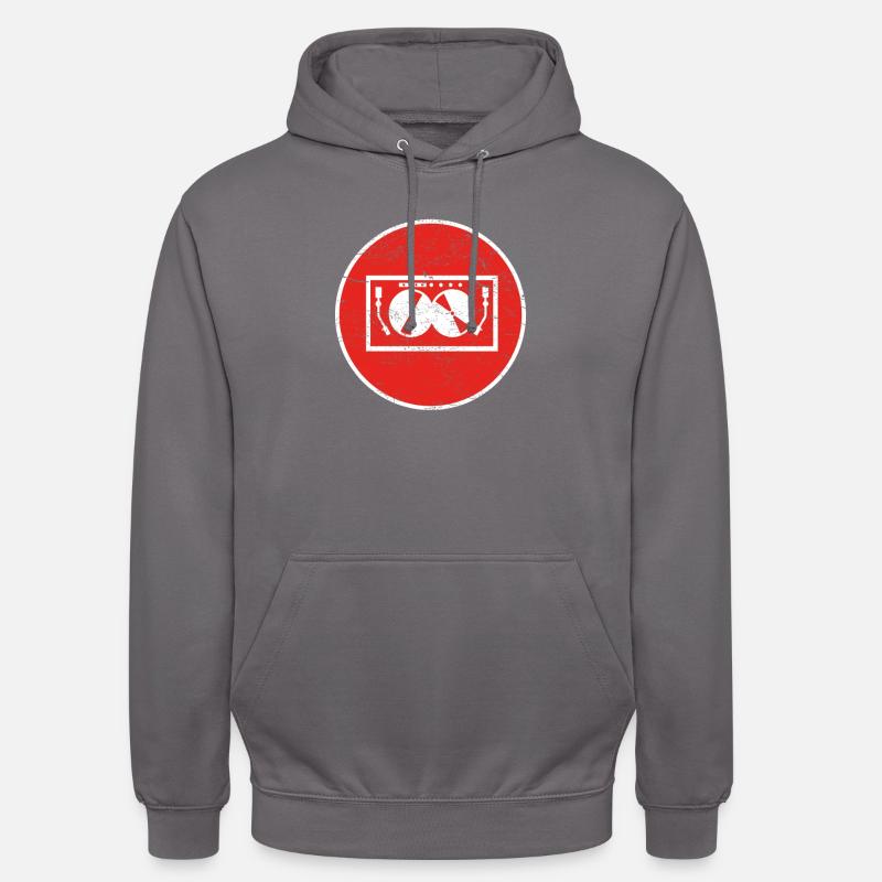 Geschenk TECHNO DJ ELECTRO - Unisex Hoodie - Mittelgrau