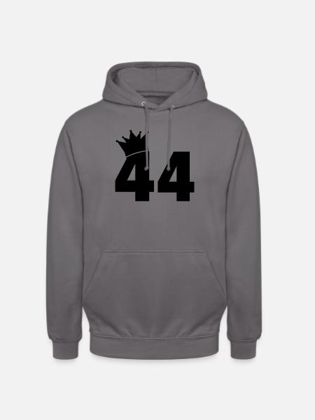 44_krone_f1 - Sweat-shirt à capuche unisexe - gris éléphant
