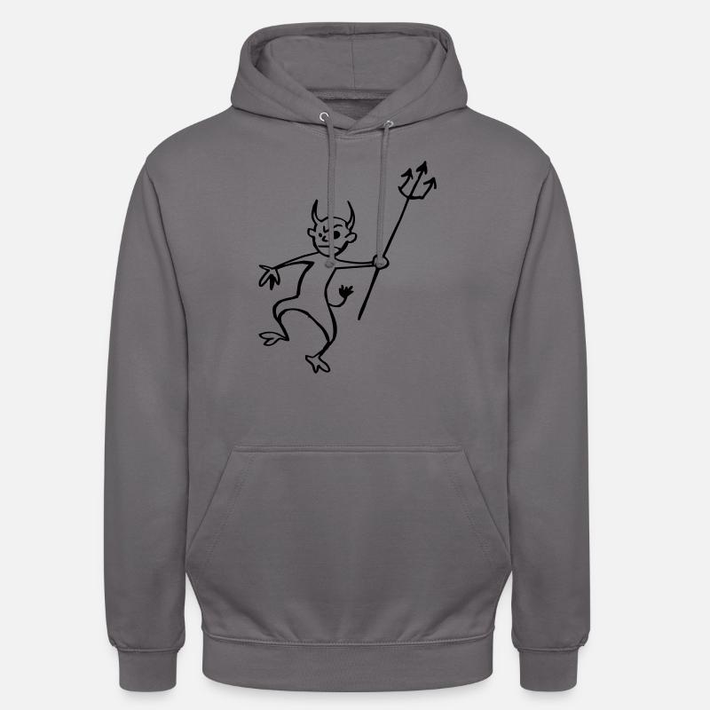 Teufel - Unisex Hoodie - Mittelgrau