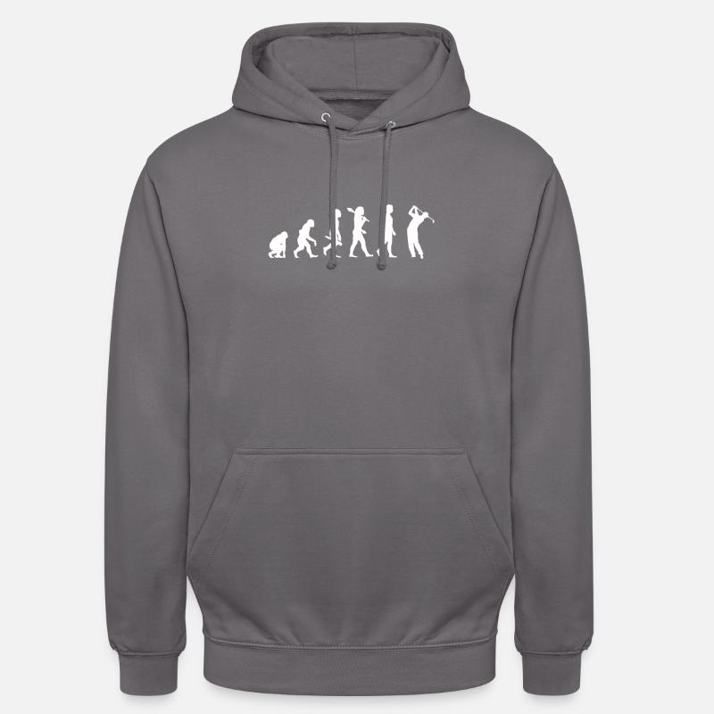 Golf - Sweat-shirt à capuche unisexe - gris éléphant