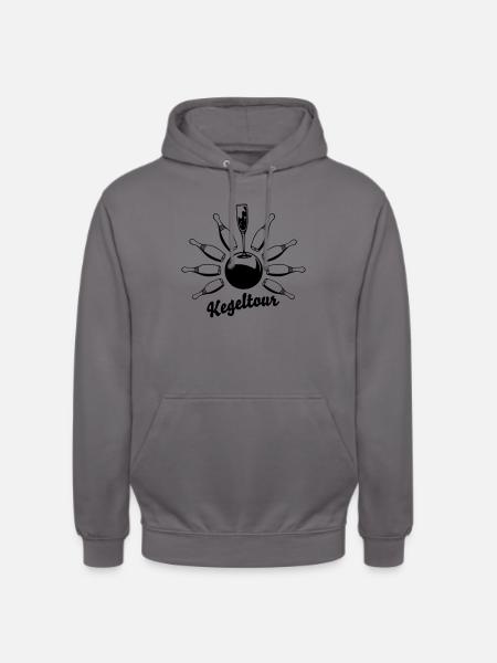kegeltour - Unisex Hoodie - Mittelgrau