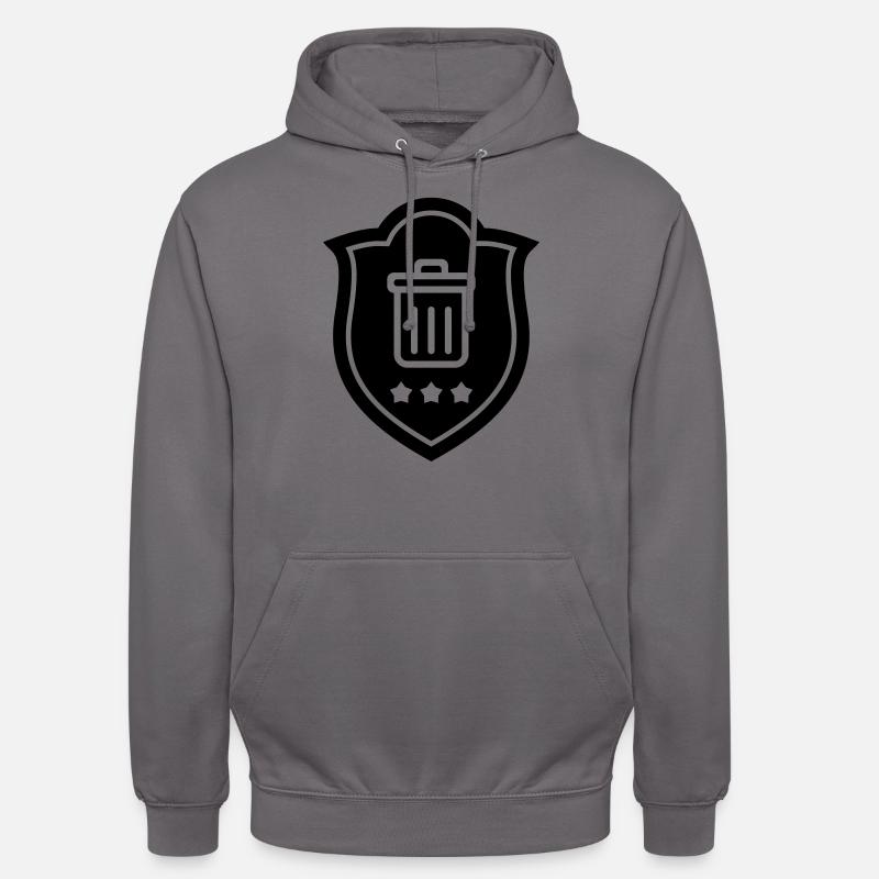 Müllmann / Müllarbeiter / Müllwerker / Müllabfuhr - Unisex Hoodie - Mittelgrau