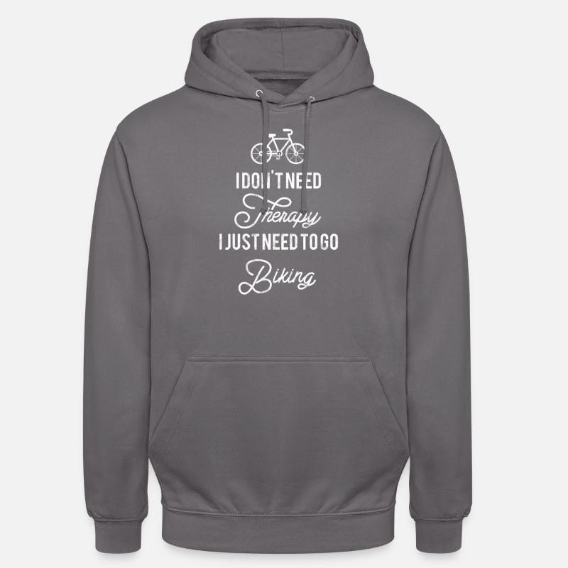 Cyclisme - Cyclisme - Cadeau - Sweat-shirt à capuche unisexe - gris éléphant