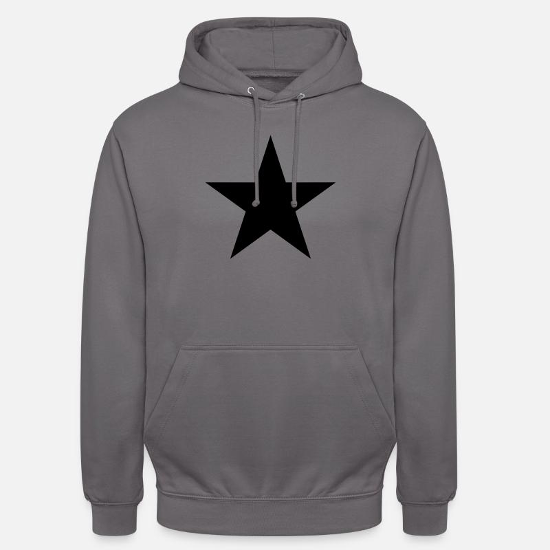 Stern - Unisex Hoodie - Mittelgrau