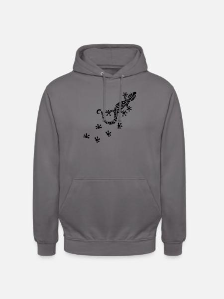 Gecko - Unisex Hoodie - Mittelgrau