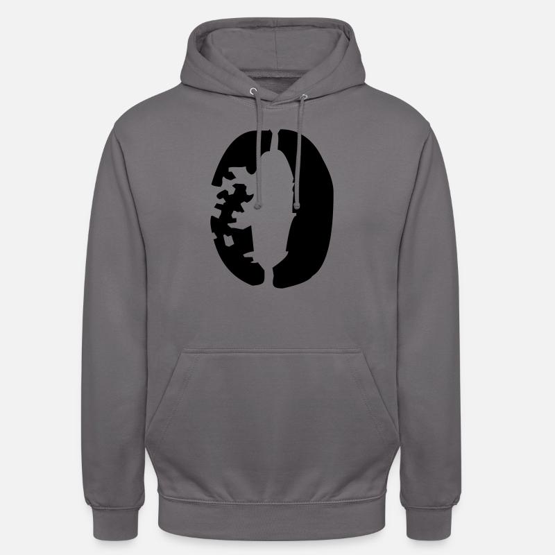 Null - Unisex Hoodie - Mittelgrau
