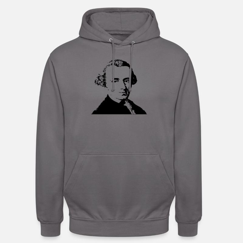 Immanuel Kant 2 - Unisex Hoodie - Mittelgrau
