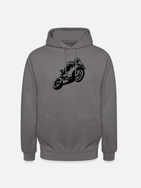 cb45_1199 - Sweat-shirt à capuche unisexe - gris éléphant