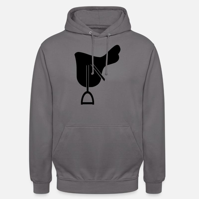 Sattel - Sweat-shirt à capuche unisexe - gris éléphant