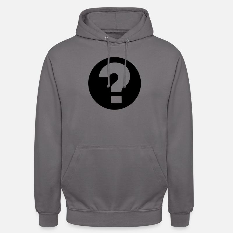 Aide à la recherche - Sweat-shirt à capuche unisexe - gris éléphant