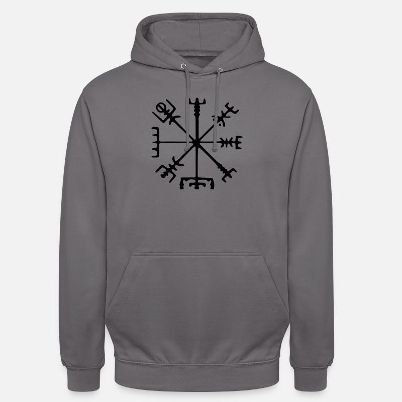 Viking Compass - Unisex Hoodie - elephant grey