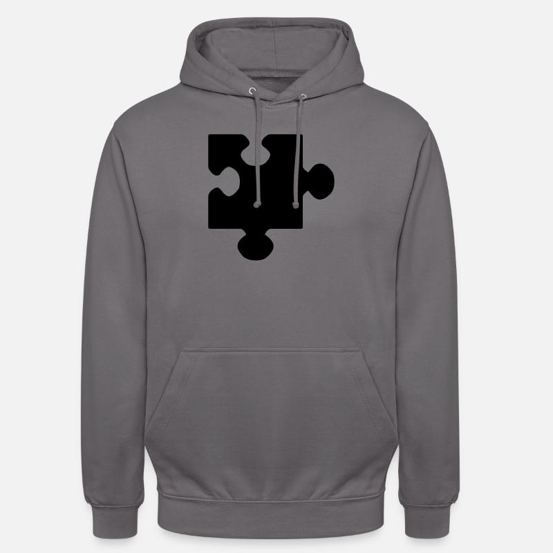 puzzel - Unisex Hoodie - Mittelgrau