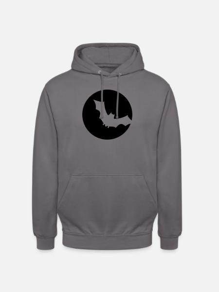 Bat - Unisex Hoodie - elephant grey